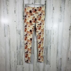 Amanda blu unique print leggings women's size medium